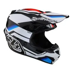 Troy Lee Designs GP Helmet Apex White / Blue -Bike Sales TLD M23 GP APEX WHTBLU 06