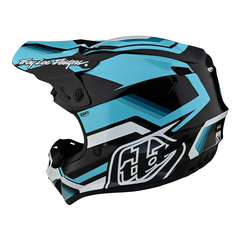 Troy Lee Designs GP Helmet Apex Water / Charcoal 4 Troy Lee Designs GP Helmet Apex Water / Charcoal - Image 2