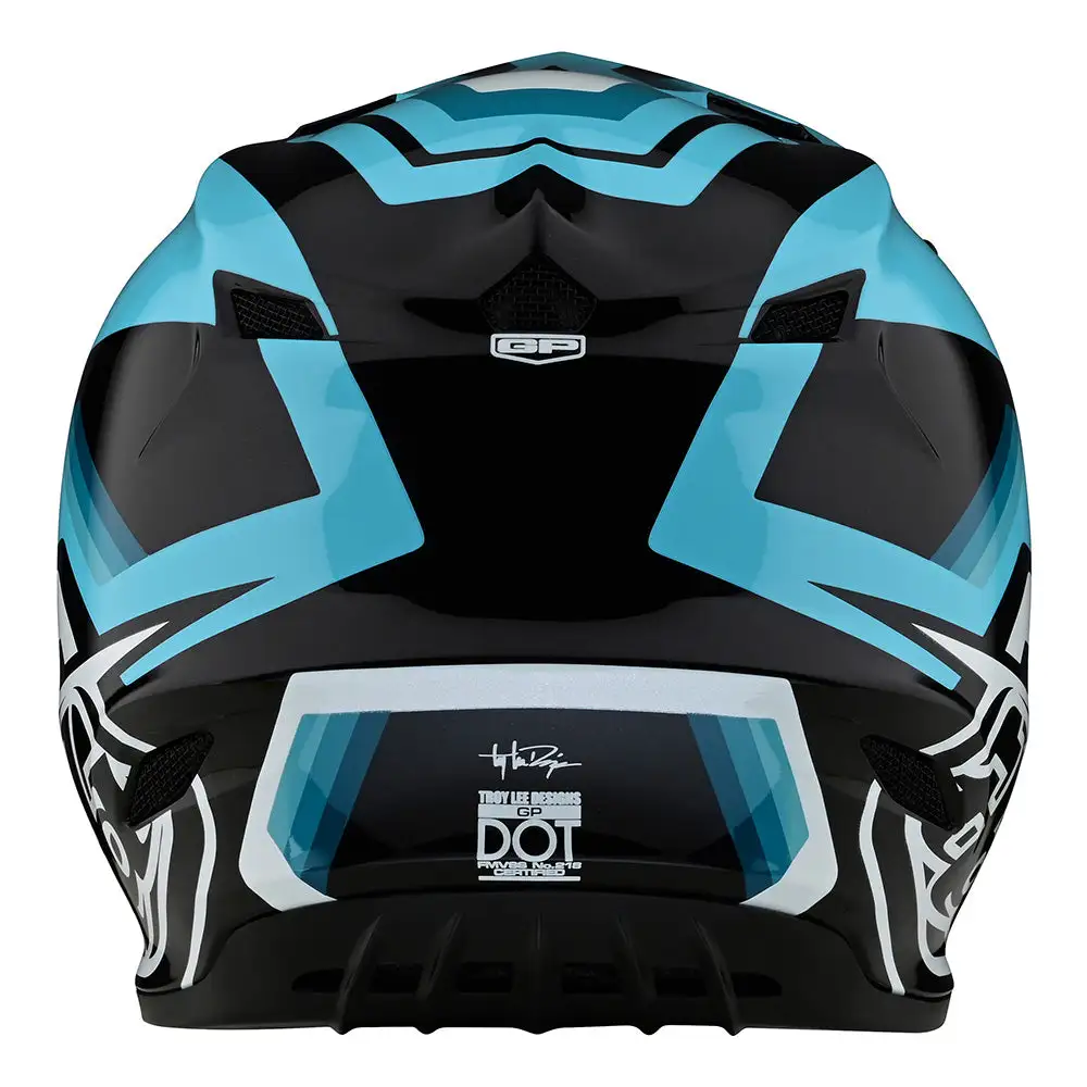 Troy Lee Designs GP Helmet Apex Water / Charcoal 5 Troy Lee Designs GP Helmet Apex Water / Charcoal - Image 3