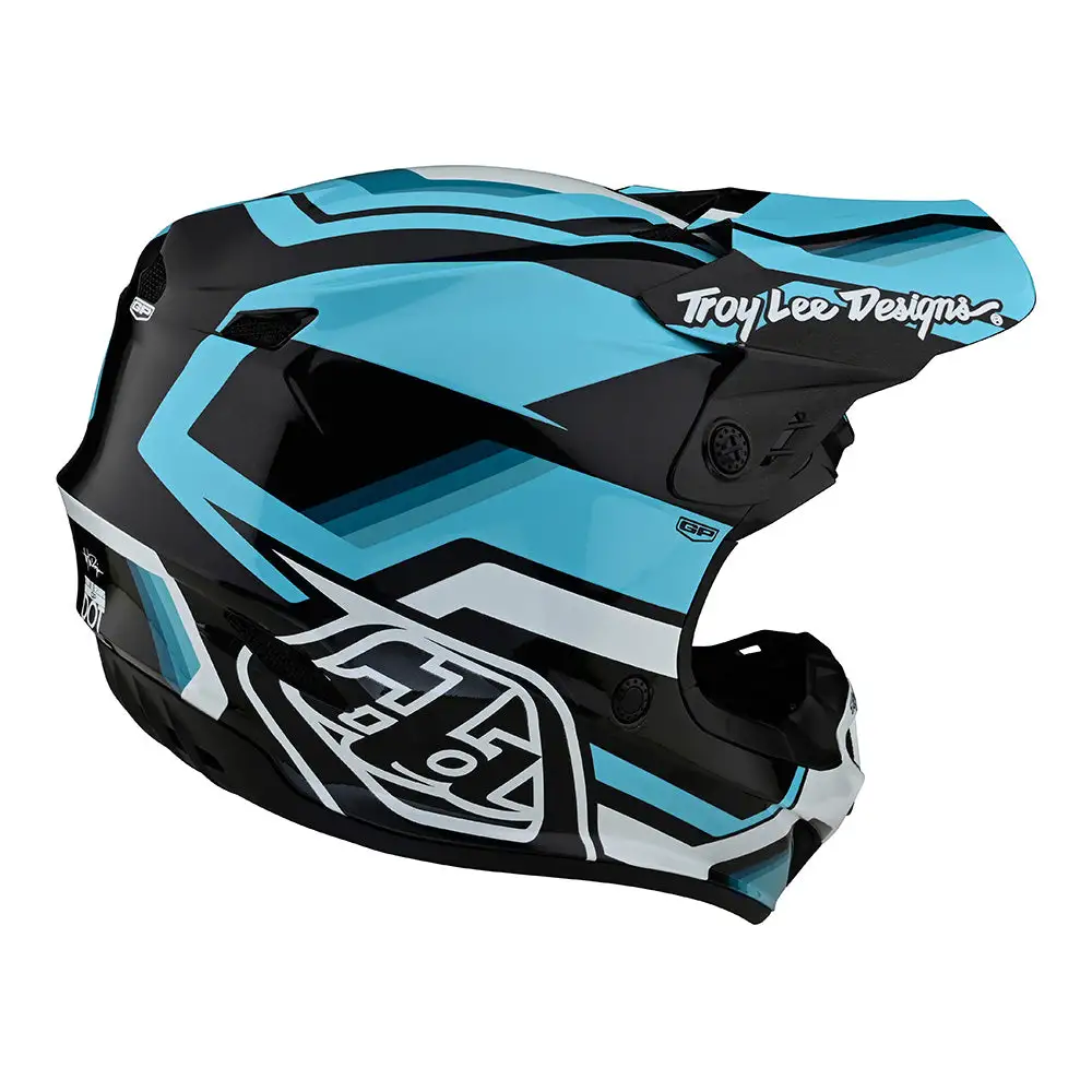 Troy Lee Designs GP Helmet Apex Water / Charcoal 6 Troy Lee Designs GP Helmet Apex Water / Charcoal - Image 4