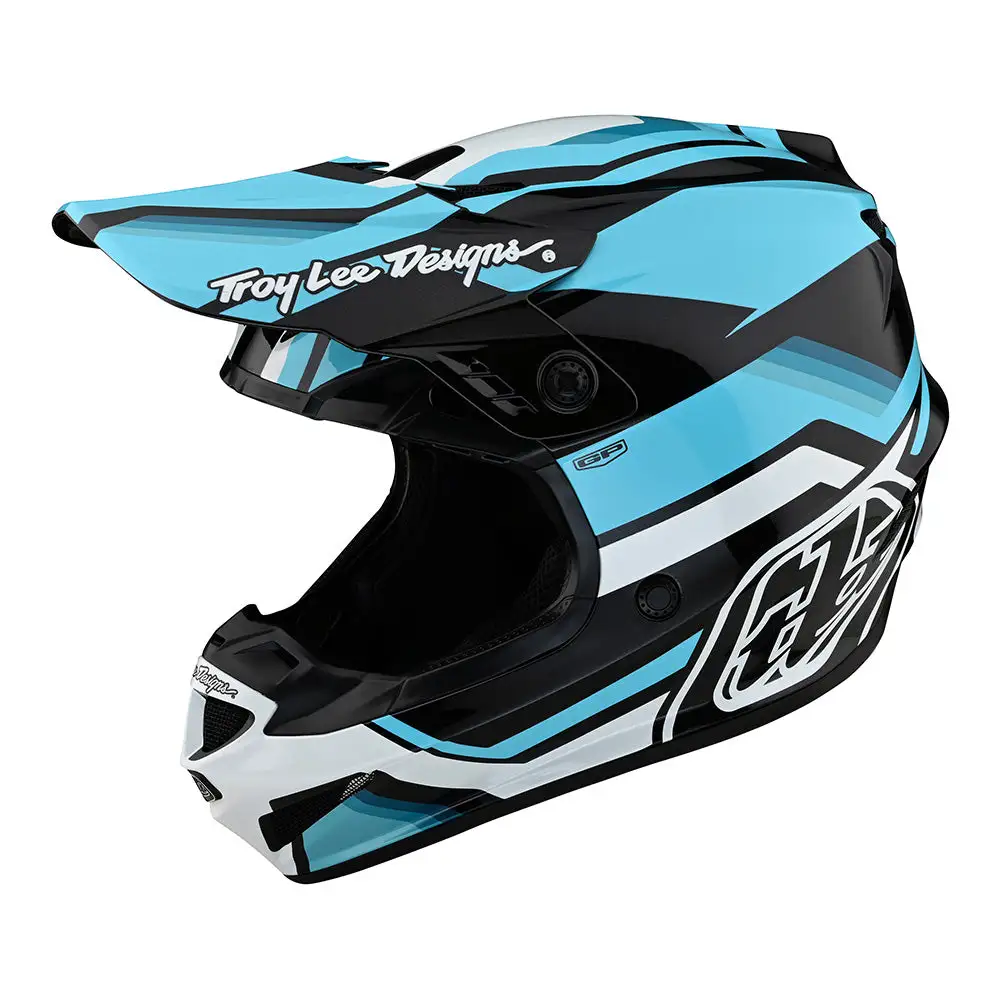 Troy Lee Designs GP Helmet Apex Water / Charcoal 9 Troy Lee Designs GP Helmet Apex Water / Charcoal - Image 7
