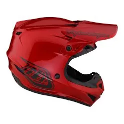 Troy Lee Designs GP Helmet Mono Red -Bike Sales TLD M23 GP MONO RED 05