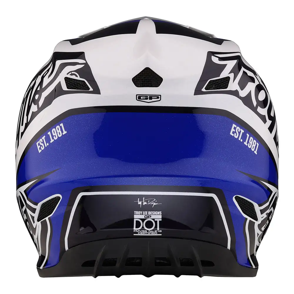 Troy Lee Designs GP Helmet Slice Blue 5 Troy Lee Designs GP Helmet Slice Blue - Image 3
