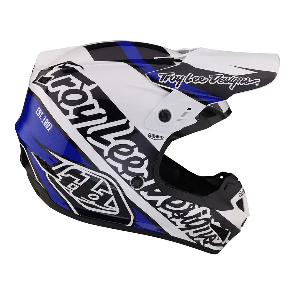 Troy Lee Designs GP Helmet Slice Blue 7 Troy Lee Designs GP Helmet Slice Blue - Image 5
