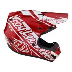Troy Lee Designs GP Helmet Slice Red / White -Bike Sales TLD M23 GP SLICE REDWHT 05