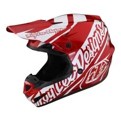 Troy Lee Designs GP Helmet Slice Red / White -Bike Sales TLD M23 GP SLICE REDWHT 07