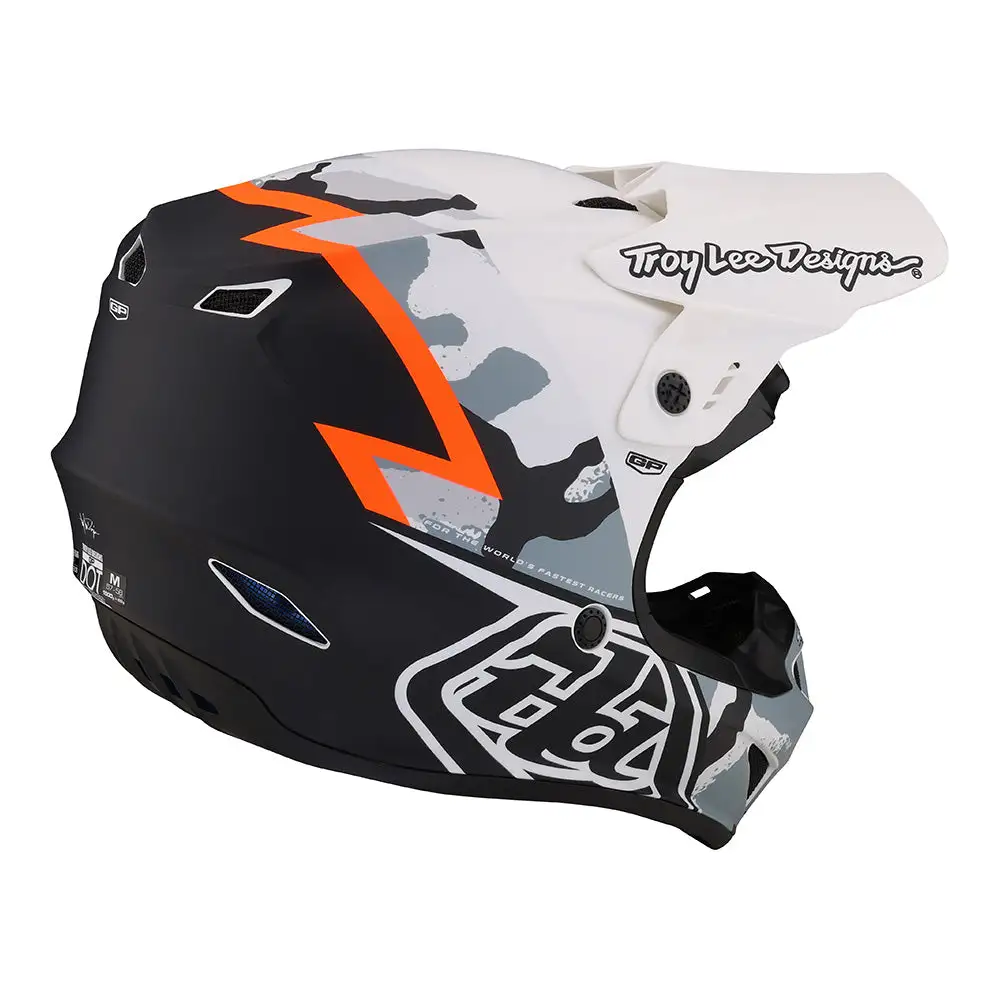 Troy Lee Designs GP Helmet Volt Camo White 6 Troy Lee Designs GP Helmet Volt Camo White - Image 4