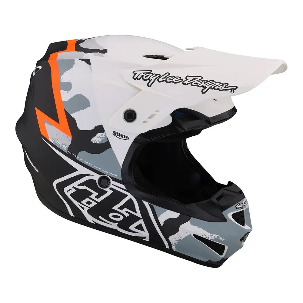 Troy Lee Designs GP Helmet Volt Camo White 8 Troy Lee Designs GP Helmet Volt Camo White - Image 6