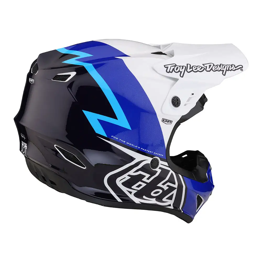 Troy Lee Designs GP Helmet Volt Blue 6 Troy Lee Designs GP Helmet Volt Blue - Image 4