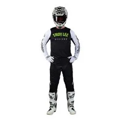 Troy Lee Designs GP Pro Jersey Boltz Black / White -Bike Sales TLD M23 H2T GPPRO BOLTZ BLKWHT 02