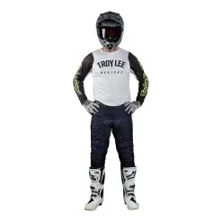 Troy Lee Designs GP Pro Jersey Boltz Fog / Flo Yellow -Bike Sales TLD M23 H2T GPPRO BOLTZ FOGFLOYEL 02