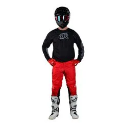 Troy Lee Designs GP Pro Jersey Icon Black / Gray -Bike Sales TLD M23 H2T GPPRO ICON BLKGRY 02