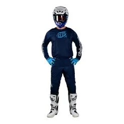 Troy Lee Designs GP Pro Jersey Icon Navy / Pro Blue -Bike Sales TLD M23 H2T GPPRO ICON NVYPROBLU 02