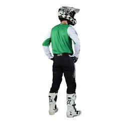 Troy Lee Designs GP Pro Jersey Icon Pro Green / White -Bike Sales TLD M23 H2T GPPRO ICON PROGRNWHT 03