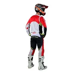 Troy Lee Designs GP Pro Pant Partical Black / Glo Red -Bike Sales TLD M23 H2T GPPRO PARTICAL BLKGLORED 03