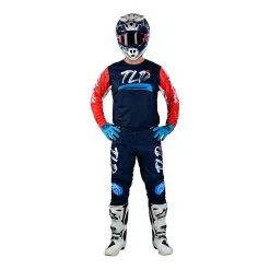 Troy Lee Designs GP Pro Jersey Partical Navy / Orange -Bike Sales TLD M23 H2T GPPRO PARTICAL NVYORG 02
