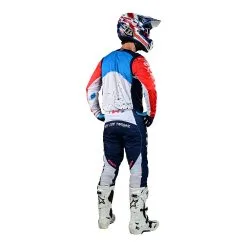 Troy Lee Designs GP Pro Jersey Partical Navy / Orange -Bike Sales TLD M23 H2T GPPRO PARTICAL NVYORG 03