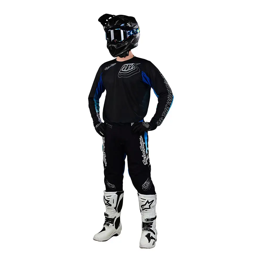 Troy Lee Designs SE Pro Pant Richter Black / Blue 4 Troy Lee Designs SE Pro Pant Richter Black / Blue - Image 2