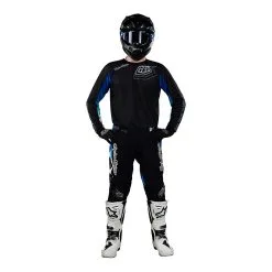 Troy Lee Designs SE Pro Air Jersey Richter Black / Blue -Bike Sales TLD M23 H2T SEPROAIR RICHTER BLKBLU 02