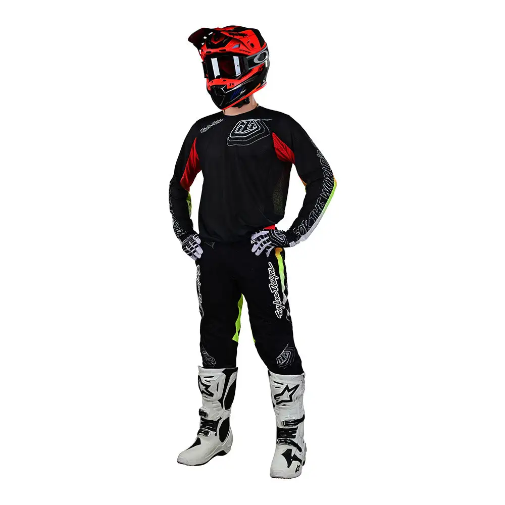 Troy Lee Designs SE Pro Air Jersey Richter Black / Fire 4 Troy Lee Designs SE Pro Air Jersey Richter Black / Fire - Image 2