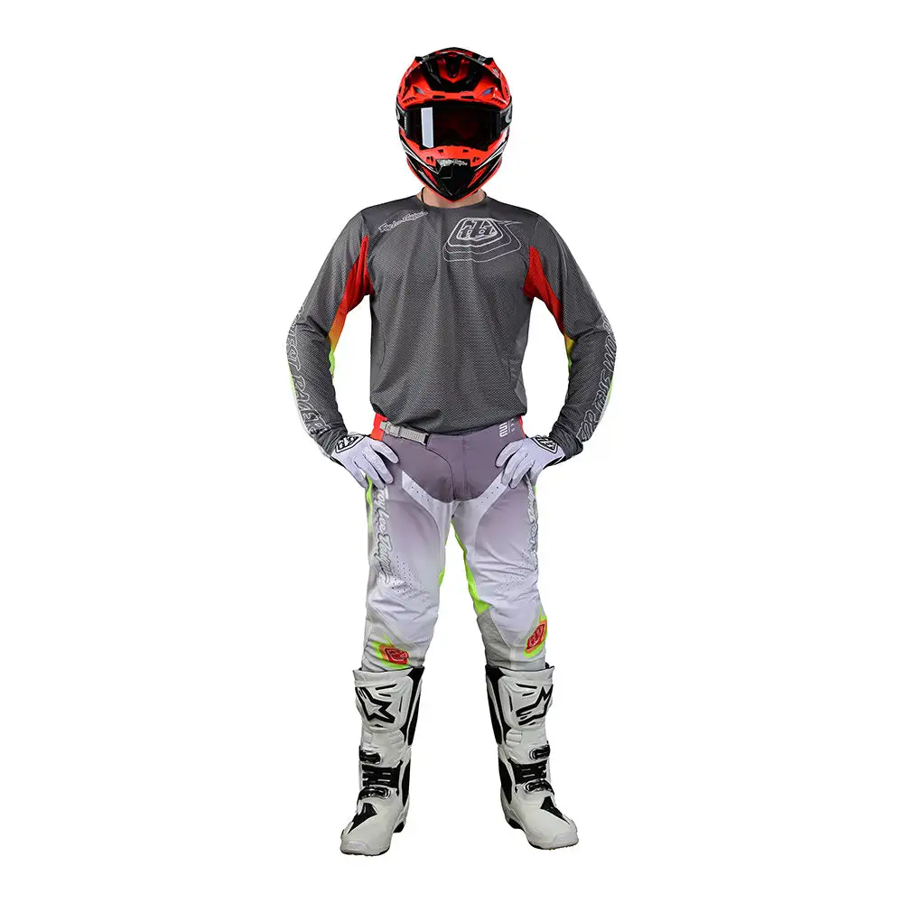 Troy Lee Designs SE Pro Air Jersey Richter Silver / Fire 6 Troy Lee Designs SE Pro Air Jersey Richter Silver / Fire - Image 4