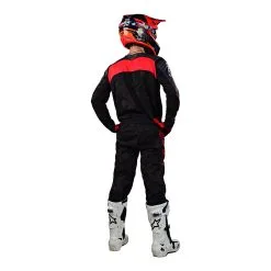 Troy Lee Designs SE Pro Jersey Grid Camo Black / Gray -Bike Sales TLD M23 H2T SEPRO GRID BLKGRY 03