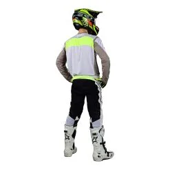 Troy Lee Designs SE Pro Jersey Grid Fog / Flo Yellow 11 Troy Lee Designs SE Pro Jersey Grid Fog / Flo Yellow -Bike Sales TLD M23 H2T SEPRO GRID FOGFLOYEL 03