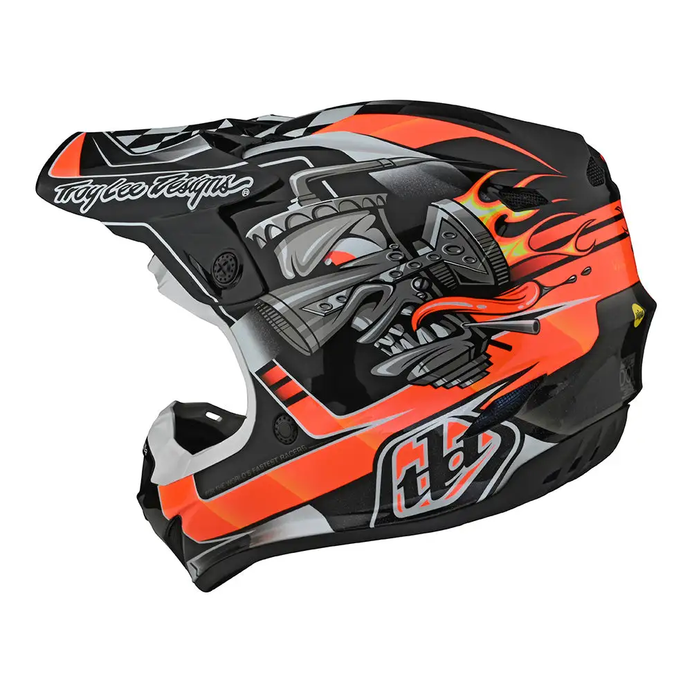 Troy Lee Designs SE4 Polyacrylite Helmet W/MIPS Carb Black 4 Troy Lee Designs SE4 Polyacrylite Helmet W/MIPS Carb Black - Image 2
