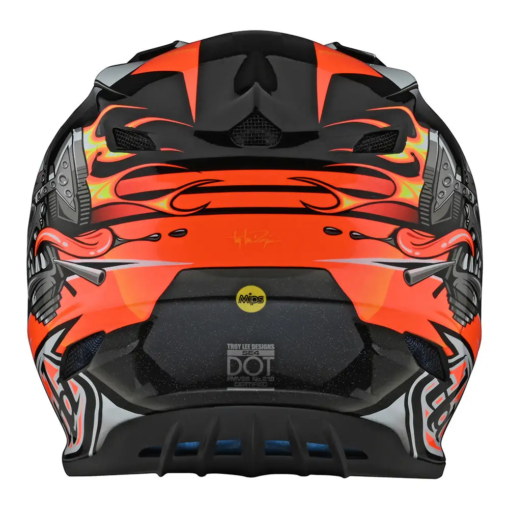 Troy Lee Designs SE4 Polyacrylite Helmet W/MIPS Carb Black 5 Troy Lee Designs SE4 Polyacrylite Helmet W/MIPS Carb Black - Image 3