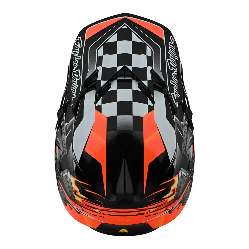 Troy Lee Designs SE4 Polyacrylite Helmet W/MIPS Carb Black 10 Troy Lee Designs SE4 Polyacrylite Helmet W/MIPS Carb Black - Image 8
