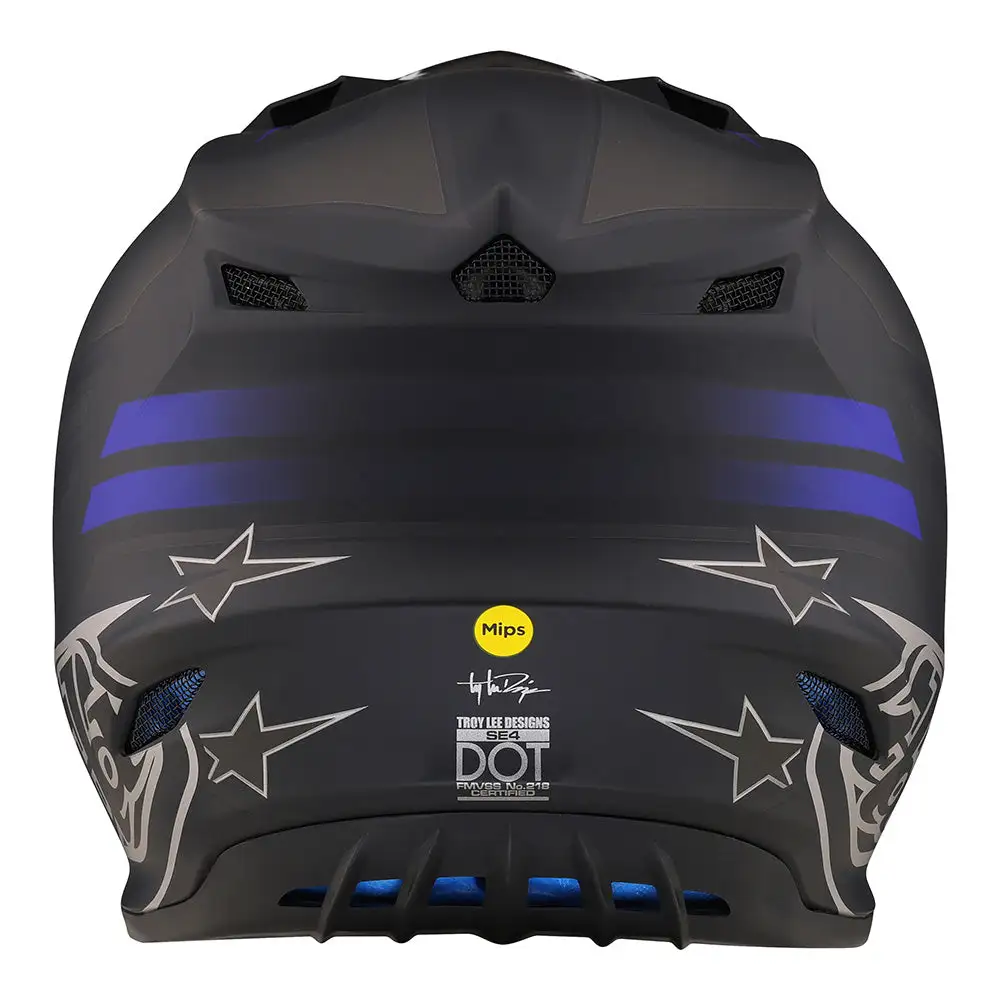 Troy Lee Designs SE4 Polyacrylite Helmet W/MIPS Flagstaff Black 5 Troy Lee Designs SE4 Polyacrylite Helmet W/MIPS Flagstaff Black - Image 3
