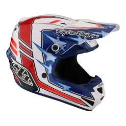 Troy Lee Designs SE4 Polyacrylite Helmet W/MIPS Flagstaff White -Bike Sales TLD M23 SE4PA FLAGSTAFF WHT 06
