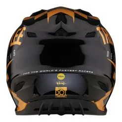 Troy Lee Designs SE4 Polyacrylite Helmet W/MIPS Race Shop Black / Gold -Bike Sales TLD M23 SE4PA RACESHOP BLKGLD 03