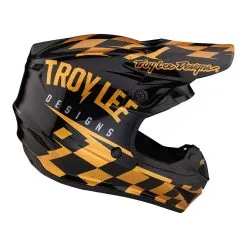 Troy Lee Designs SE4 Polyacrylite Helmet W/MIPS Race Shop Black / Gold -Bike Sales TLD M23 SE4PA RACESHOP BLKGLD 05