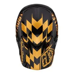 Troy Lee Designs SE4 Polyacrylite Helmet W/MIPS Race Shop Black / Gold -Bike Sales TLD M23 SE4PA RACESHOP BLKGLD 08