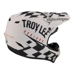 Troy Lee Designs SE4 Polyacrylite Helmet W/MIPS Race Shop White / Black -Bike Sales TLD M23 SE4PA RACESHOP WHTBLK 04
