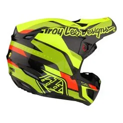 Troy Lee Designs SE5 Carbon Helmet W/MIPS Omega Black / Flo Yellow -Bike Sales TLD M23 SE5CF OMEGA FLOYEL 04