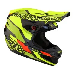 Troy Lee Designs SE5 Carbon Helmet W/MIPS Omega Black / Flo Yellow -Bike Sales TLD M23 SE5CF OMEGA FLOYEL 06