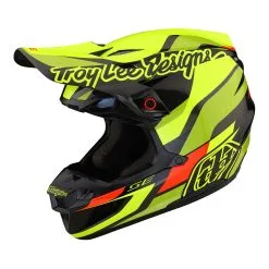 Troy Lee Designs SE5 Carbon Helmet W/MIPS Omega Black / Flo Yellow -Bike Sales TLD M23 SE5CF OMEGA FLOYEL 07