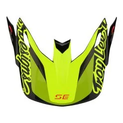 Troy Lee Designs SE5 Carbon Helmet W/MIPS Omega Black / Flo Yellow -Bike Sales TLD M23 SE5CF OMEGA FLOYEL 09