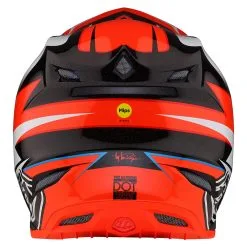 Troy Lee Designs SE5 Composite Helmet W/MIPS Saber Neo Orange -Bike Sales TLD M23 SE5CM SABER NEOORG 03