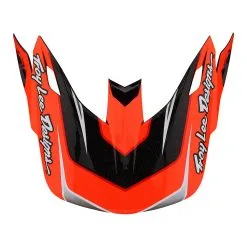 Troy Lee Designs SE5 Composite Helmet W/MIPS Saber Neo Orange -Bike Sales TLD M23 SE5CM SABER NEOORG 09