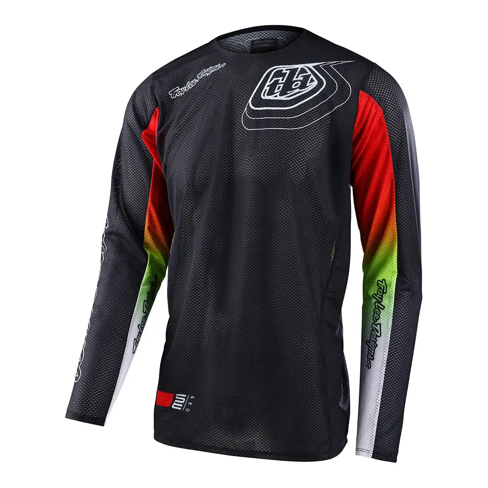 Troy Lee Designs SE Pro Air Jersey Richter Black / Fire 3 Troy Lee Designs SE Pro Air Jersey Richter Black / Fire