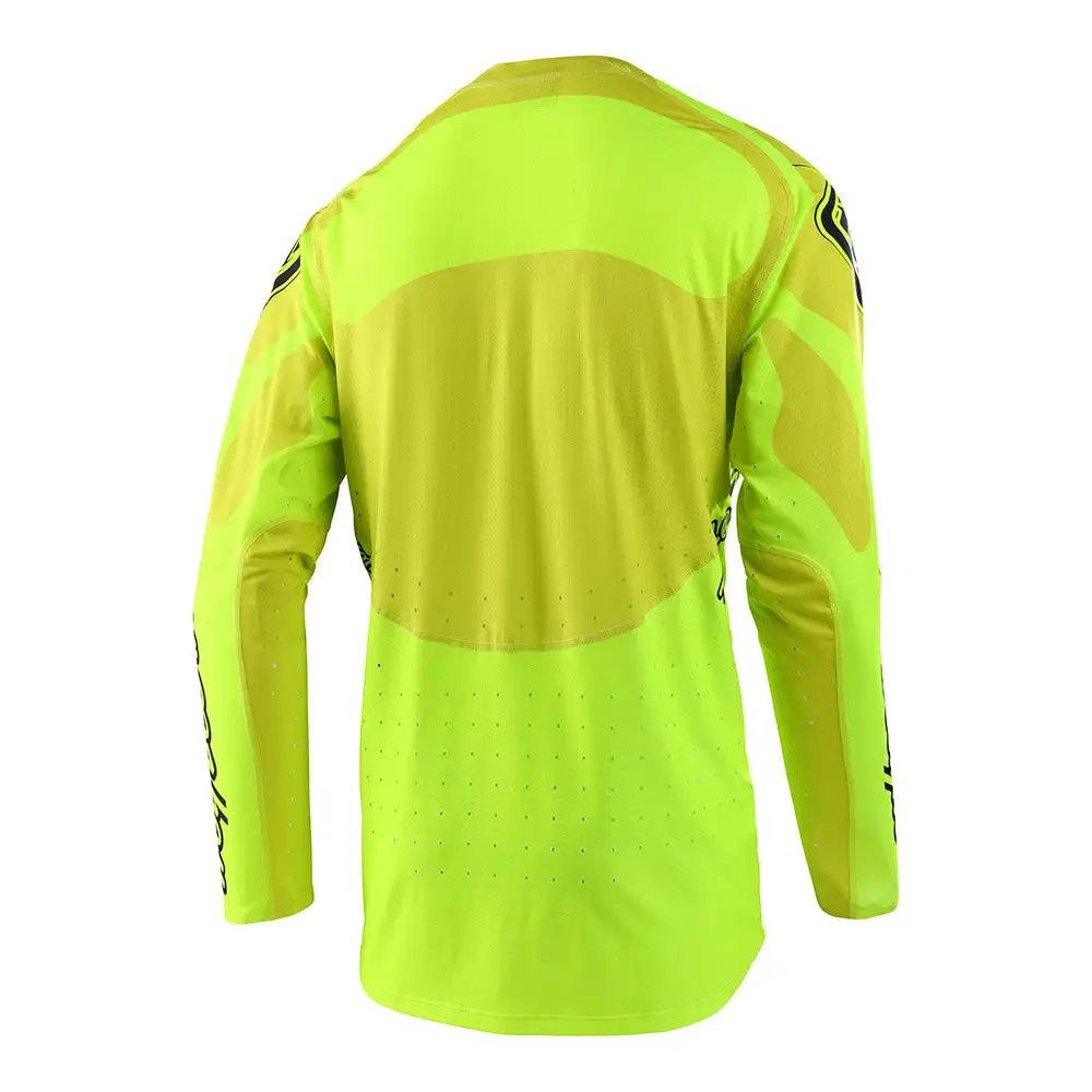 Troy Lee Designs SE Ultra Jersey Sequence Flo Yellow 5 Troy Lee Designs SE Ultra Jersey Sequence Flo Yellow - Image 3