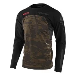 Troy Lee Designs Scout SE Off-Road Jersey Systems Camo Green