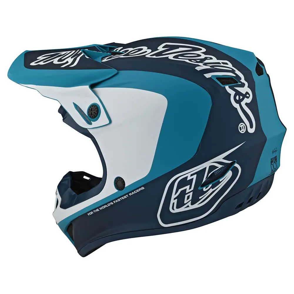 Troy Lee Designs SE4 Polyacrylite Helmet W/MIPS Corsa Marine 5 Troy Lee Designs SE4 Polyacrylite Helmet W/MIPS Corsa Marine - Image 3
