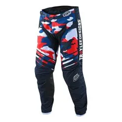 Troy Lee Designs GP Pant Formula Camo Navy / Red