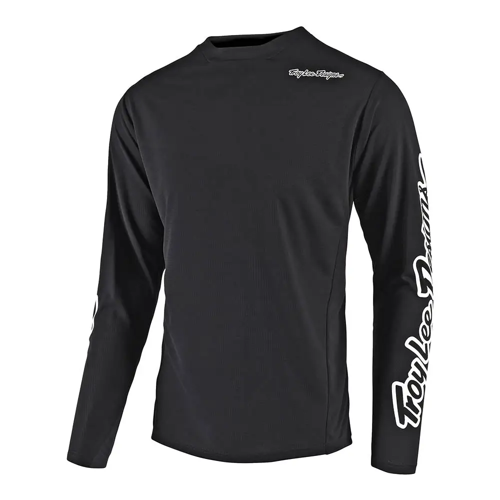 Troy Lee Designs Sprint Jersey Solid Black 3 Troy Lee Designs Sprint Jersey Solid Black