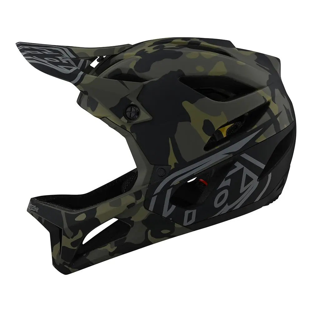Troy Lee Designs Stage Helmet W/MIPS Camo Olive 3 Troy Lee Designs Stage Helmet W/MIPS Camo Olive
