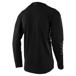 Troy Lee Designs Skyline LS Chill Jersey Solid Black -Bike Sales su21 skyline chill solid ls jersey BLACK 2